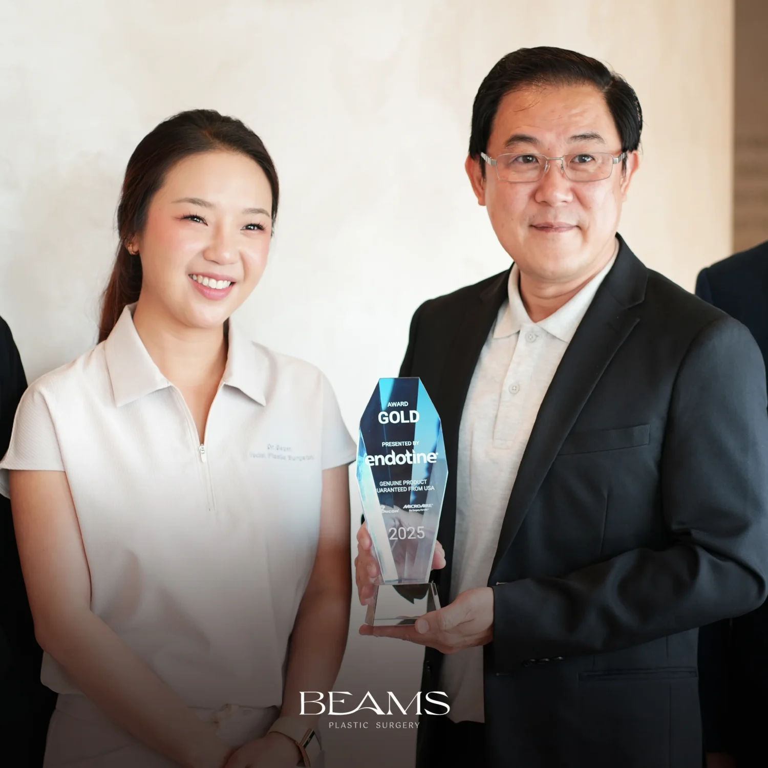 BEAMS Plastic Surgery รับรางวัล Endotine Gold Award 2025