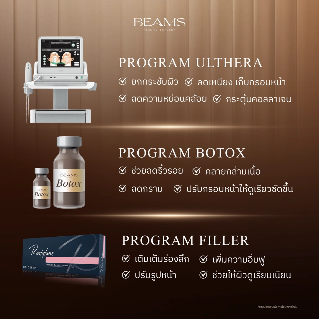 รู้จักกับ Ulthera, Botox, Filler